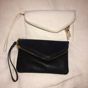 Two Wristlets (Black + White) - Urban Expressions